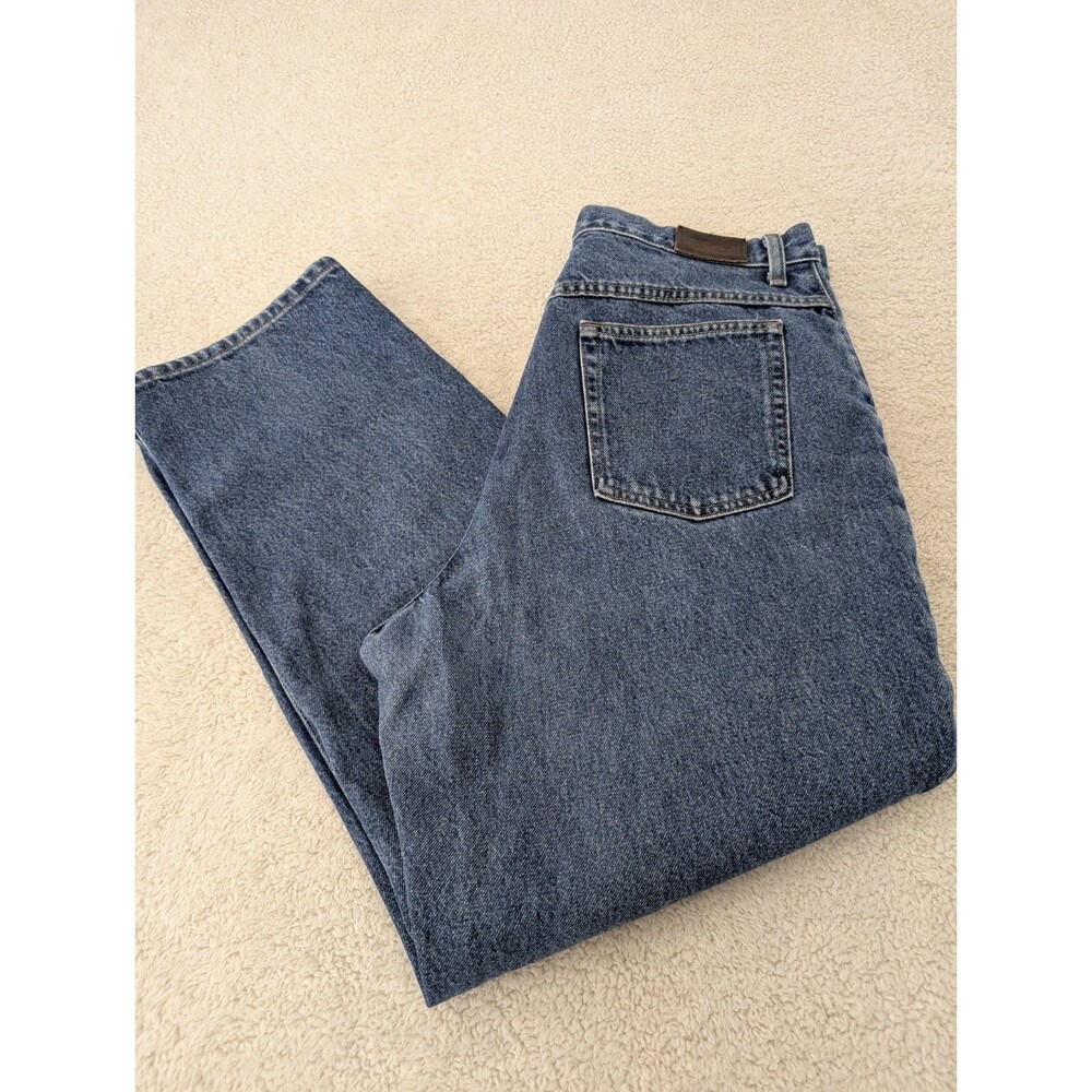 Vintage LL Bean Size 18 Women's Relaxed Fit High Rise (35x29) 100% Cotton